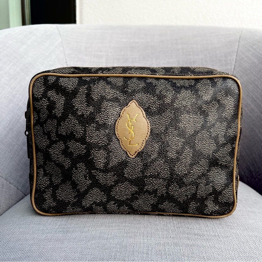 YSL Clutch Bag Giraffe Print Yves Saint Laurent - Picture 2 of 8